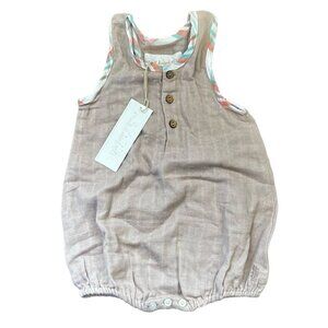 NWT Well Dressed Wolf Earthy Mauve Gauze Bubble